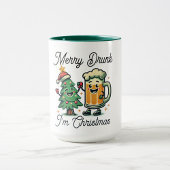Merry Drunk Funny Christmas マグカップ