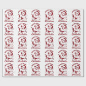 Merry Drunk I'm Christmas Cocktail Snarky Drinking ラッピングペーパー (フラット)