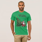Merry Drunk, I'm Christmas Santa Tシャツ (正面フル)