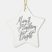 Merry & Everything Bright セラミックオーナメント (左)