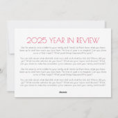 Merry Everything Three Photo Christmas Card シーズンカード (裏面)