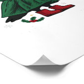 Merry F Caw F Funny Graphic Style ポスター (角)