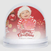Merry First Christmas Baby Photos with Mom Custom (正面)