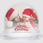 Merry First Christmas Baby Photos with Mom Custom (裏面)