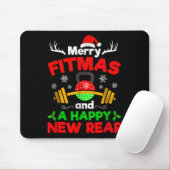 Merry Fitmas And A Happy New Year  マウスパッド (マウス)
