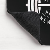 Merry Fitness And A Happy New Rear Funny Gym  マウスパッド (コーナー)