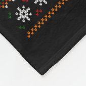 Merry Glizzmas -christmas Glizy Matching Family Ug フリースブランケット (角)