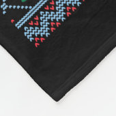 Merry Glizzmas Funny Ugly Christmas Sweater Glizzy フリースブランケット (角)
