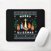 Merry Glizzmas Funny Ugly Christmas Sweater Glizzy マウスパッド (マウス)