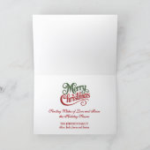 Merry Gnome Christmas シーズンカード (内部)