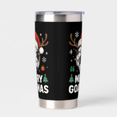 Merry Goalmas - Funny Soccer Christmas 保温保冷タンブラー (左面)