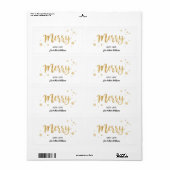 Merry (Gold) ラベル (フルシート)