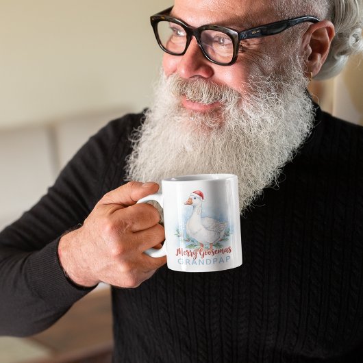 Merry Goosemas Personalized Mug コーヒーマグカップ