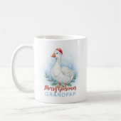 Merry Goosemas Personalized Mug コーヒーマグカップ (左)