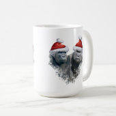 Merry Gorilla Christmas コーヒーマグカップ (正面右)