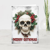 Merry Gothmas Christmas Card サンキューカード (正面)