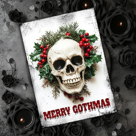 Merry Gothmas Christmas Card サンキューカード