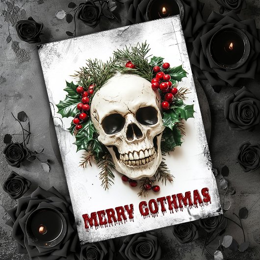 Merry Gothmas Christmas Card サンキューカード