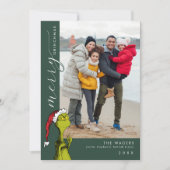 Merry Grinchmas Family Photo シーズンカード (正面)