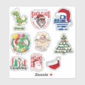 💚 Merry Grinchmas | Funny Christmas Tee | Holiday シール (シート)