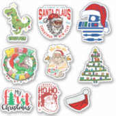 💚 Merry Grinchmas | Funny Christmas Tee | Holiday シール (正面)