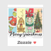Merry Grinchmas Holiday Collage シール (シート)