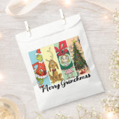 Merry Grinchmas Holiday Collage フェイバーバッグ (クリップ留めされた状態)