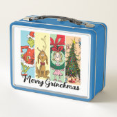 Merry Grinchmas Holiday Collage メタルランチボックス (裏面)