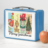 Merry Grinchmas Holiday Collage メタルランチボックス (インサイチュ)