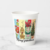 Merry Grinchmas Holiday Collage 紙コップ (裏面)