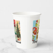 Merry Grinchmas Holiday Collage 紙コップ (右)