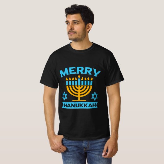 Merry Hanukkah Tシャツ (正面フル)
