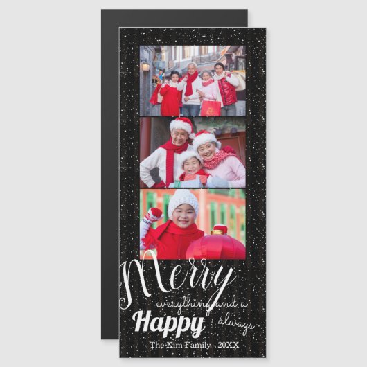 Merry Happy - 磁石の写真 (正面/裏面)