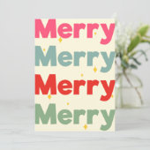 Merry Holiday Season Flat Card シーズンカード (スタンド正面)