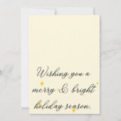 Merry Holiday Season Flat Card シーズンカード (裏面)