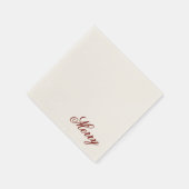 Merry Holidays Paper Napkins スタンダードカクテルナプキン (角)