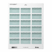 Merry Holly Days Address Label ラベル (フルシート)