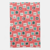 Merry Holly Days Stamps キッチンタオル (縦)