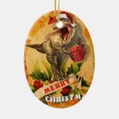 Merry Jurassic Christmas (I) セラミックオーナメント (裏面)