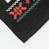 Merry Kickmas Karate Jiu Jitsu Ugly Christmas Desi フリースブランケット (角)