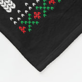 Merry Kickmas Karate Jiu Jitsu Ugly Christmas Xmas フリースブランケット (角)