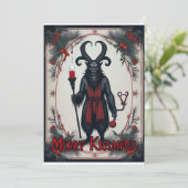 Merry Krampus シーズンカード (スタンド正面)