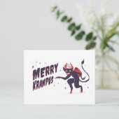 Merry Krampus ポストカード (スタンド正面)