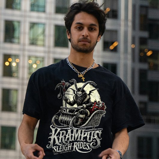 Merry Krampus Christmas Krampus Sleigh Rides Tシャツ