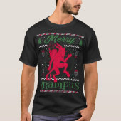 Merry Krampus Christmas Xmas Horror Ugly Sweater Tシャツ (正面)