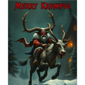 Merry Krampus Demon Tシャツ