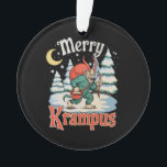 Merry Krampus Folklore Christmas Horror Xmas オーナメント<br><div class="desc">Merry Krampus Folklore Christmas Horror Xmas</div>