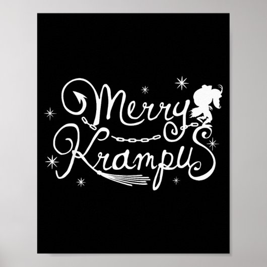 Merry Krampus German Folklore Christmas For Krampu ポスター (正面)