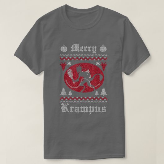 Merry Krampus, Ugly Christmas Sweater, Merry Chris Tシャツ (デザイン正面)