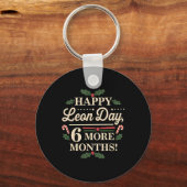 Merry Leon Day Noel Ckwards Funny Christmas Countd キーホルダー (正面)
